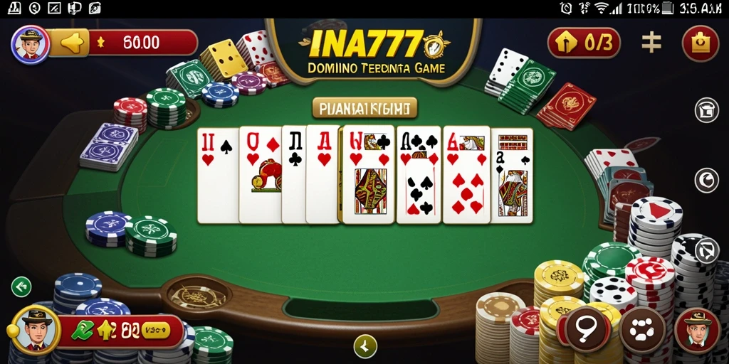 Tangkapan layar gameplay menarik dari INA777 yang menampilkan strategi permainan Domino.