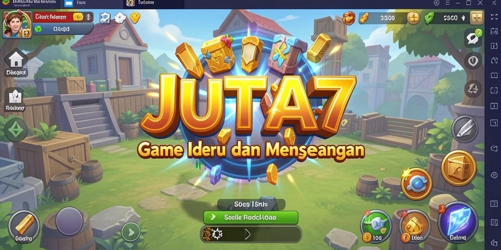 Screenshot gameplay <strong>JUTA7</strong> yang menampilkan aksi Idle yang menarik.