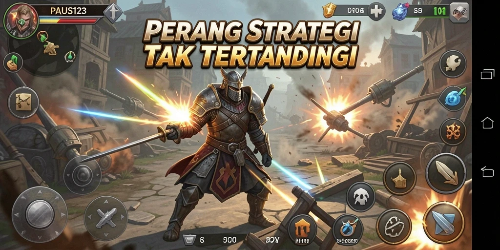 Tampilan gameplay PAUS123 yang penuh aksi dan strategi.