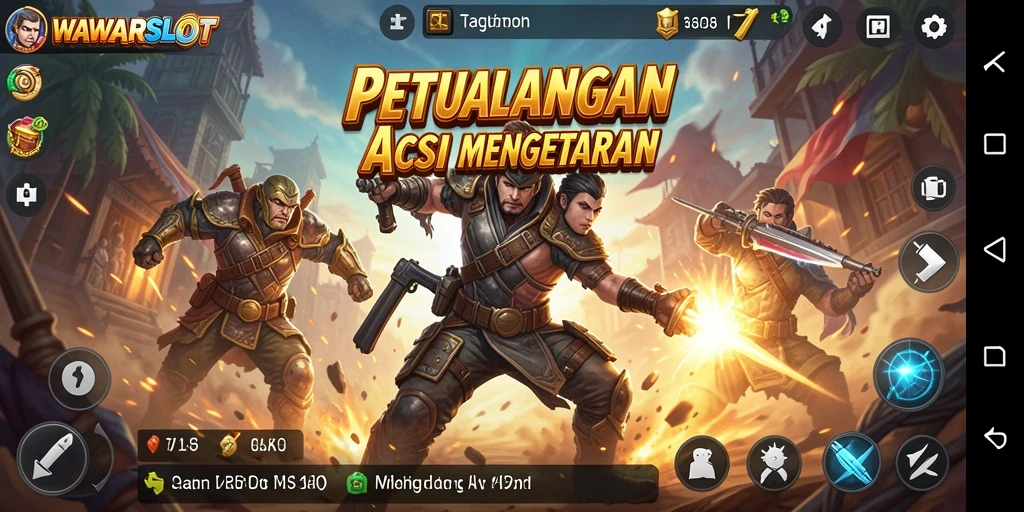 Tampilan gameplay WAWARSLOT yang penuh aksi dan seru.