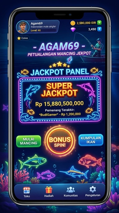 Tampilan antarmuka aplikasi agam69 yang intuitif.
